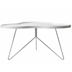 Flower Mono Soffbord 90 cm, Ek/Krom