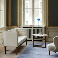 &Tradition Bordslampor-Flowerpot VP3 Bordslampa Gjord av PVC, Gjord av lackad metall, Grey Beige