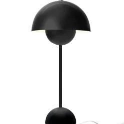 &Tradition Bordslampor-Flowerpot VP3 Bordslampa Gjord av PVC, Gjord av lackad metall, Grey Beige