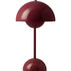 &Tradition Portabla Lampor|Portabla Lampor-Flowerpot VP9 Bordslampa Portabel, Matt Light Grey