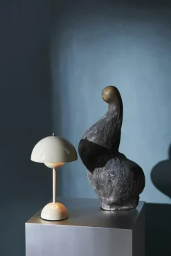 &Tradition Portabla Lampor|Portabla Lampor-Flowerpot VP9 Bordslampa Portabel, Matt Light Grey