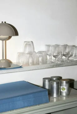 &Tradition Portabla Lampor|Portabla Lampor-Flowerpot VP9 Bordslampa Portabel, Matt Light Grey