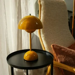 &Tradition Portabla Lampor|Portabla Lampor-Flowerpot VP9 Bordslampa Portabel, Matt Light Grey