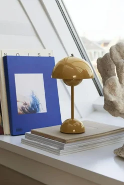 &Tradition Portabla Lampor|Portabla Lampor-Flowerpot VP9 Bordslampa Portabel, Matt Light Grey