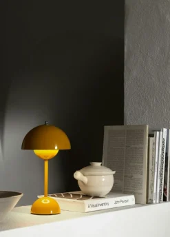 &Tradition Portabla Lampor|Portabla Lampor-Flowerpot VP9 Bordslampa Portabel, Matt Light Grey