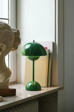 &Tradition Portabla Lampor|Portabla Lampor-Flowerpot VP9 Bordslampa Portabel, Matt Light Grey