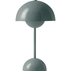 &Tradition Portabla Lampor|Portabla Lampor-Flowerpot VP9 Bordslampa Portabel, Matt Light Grey