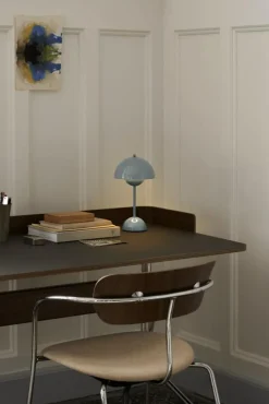 &Tradition Portabla Lampor|Portabla Lampor-Flowerpot VP9 Bordslampa Portabel, Matt Light Grey