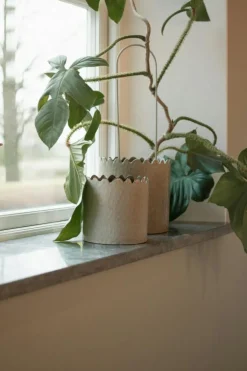 Flowery Kruka Ø20 cm, Beige