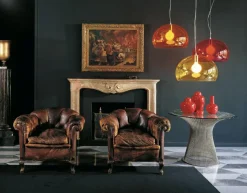 Kartell Pendellampor-FL/Y Pendel 52 cm, Rosa