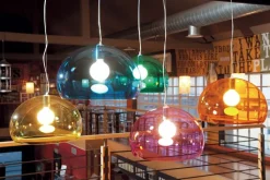 Kartell Pendellampor-FL/Y Pendel 52 cm, Rosa