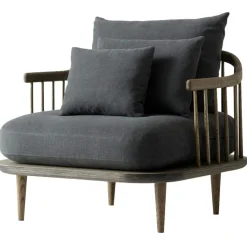 &Tradition Fåtöljer-Fly Sc1 Fåtölj, Rökt Oljad Ek / Karakorum 003