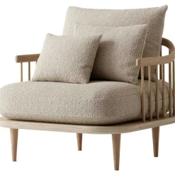 &Tradition Fåtöljer-Fly Sc1 Fåtölj, Rökt Oljad Ek / Karakorum 003