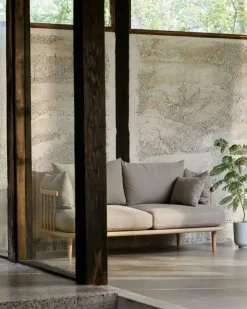 &Tradition 3-Sitssoffor-Fly sofa Sc2 Soffa, Vitoljad Ek / Hot Madison 094