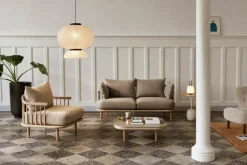 &Tradition 3-Sitssoffor-Fly sofa Sc2 Soffa, Vitoljad Ek / Hot Madison 094