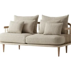 &Tradition 3-Sitssoffor-Fly sofa Sc2 Soffa, Vitoljad Ek / Hot Madison 094