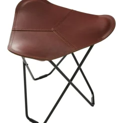 Cuero Fotpallar-Flying Goose Pampa Pall, Montana/Black