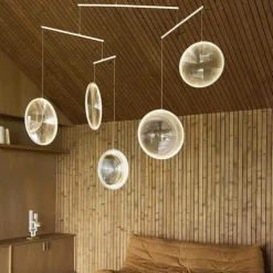 DCWéditions Ljuskronor & Takkronor|Pendellampor-Focus X5 Ljuskrona, Guld