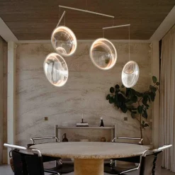 DCWéditions Ljuskronor & Takkronor-Focus X4 Ljuskrona, Mattvit