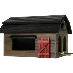 Wildlife Garden Trädgårdstillbehör-Foderladan Fågelmatare, Röd