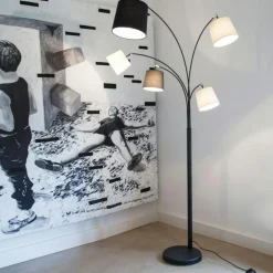 Foggy Golvlampa 5, Sandsvart