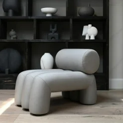 101 Copenhagen Fåtöljer-Foku Loungefåtölj, Off-white