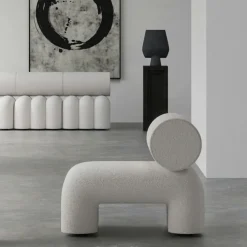 101 Copenhagen Fåtöljer-Foku Loungefåtölj, Off-white