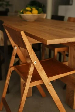 Frama Stolar-Folding Flat Stol, Warm Brown