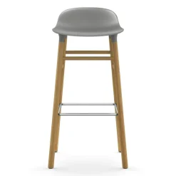 Normann Copenhagen Barstolar & Barpallar-Form Barstol Ekben, 65cm, Grå
