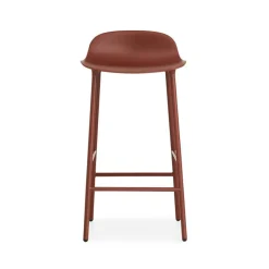Normann Copenhagen Barstolar & Barpallar-Form Barstol Stålben, 65cm, Svart
