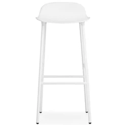 Normann Copenhagen Barstolar & Barpallar-Form Barstol Stålben, 65cm, Svart