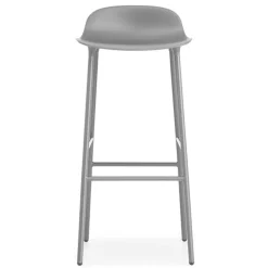 Normann Copenhagen Barstolar & Barpallar-Form Barstol Stålben, 65cm, Svart