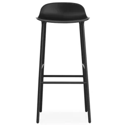 Normann Copenhagen Barstolar & Barpallar-Form Barstol Stålben, 65cm, Svart