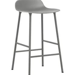 Normann Copenhagen Barstolar & Barpallar-Form Barstol Stålben, 65cm, Svart