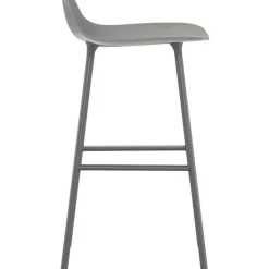Normann Copenhagen Barstolar & Barpallar-Form Barstol Stålben, 65cm, Svart