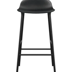 Normann Copenhagen Barstolar & Barpallar-Form Barstol Stålben, 65cm, Svart