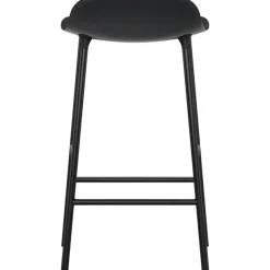 Normann Copenhagen Barstolar & Barpallar-Form Barstol Stålben, 65cm, Svart