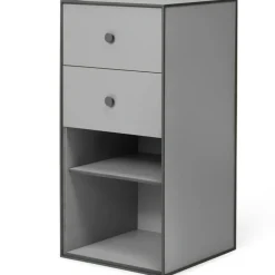 Frame 70 Sidobord Med 2 Lådor, Smoked Oak