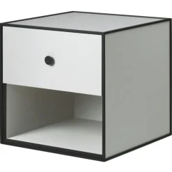 Frame 35 Sängbord Med 1 Låda, Mörkgrå