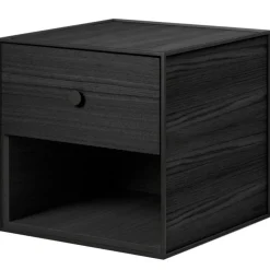 Frame 35 Sängbord Med 1 Låda, Mörkgrå