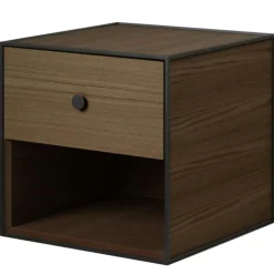 Frame 35 Sängbord Med 1 Låda, Mörkgrå