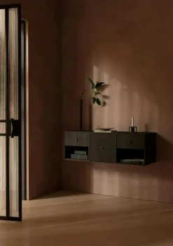 Frame 35 Sängbord Med 1 Låda, Mörkgrå