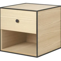 Frame 35 Sängbord Med 1 Låda, Mörkgrå