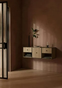 Frame 35 Sängbord Med 1 Låda, Mörkgrå