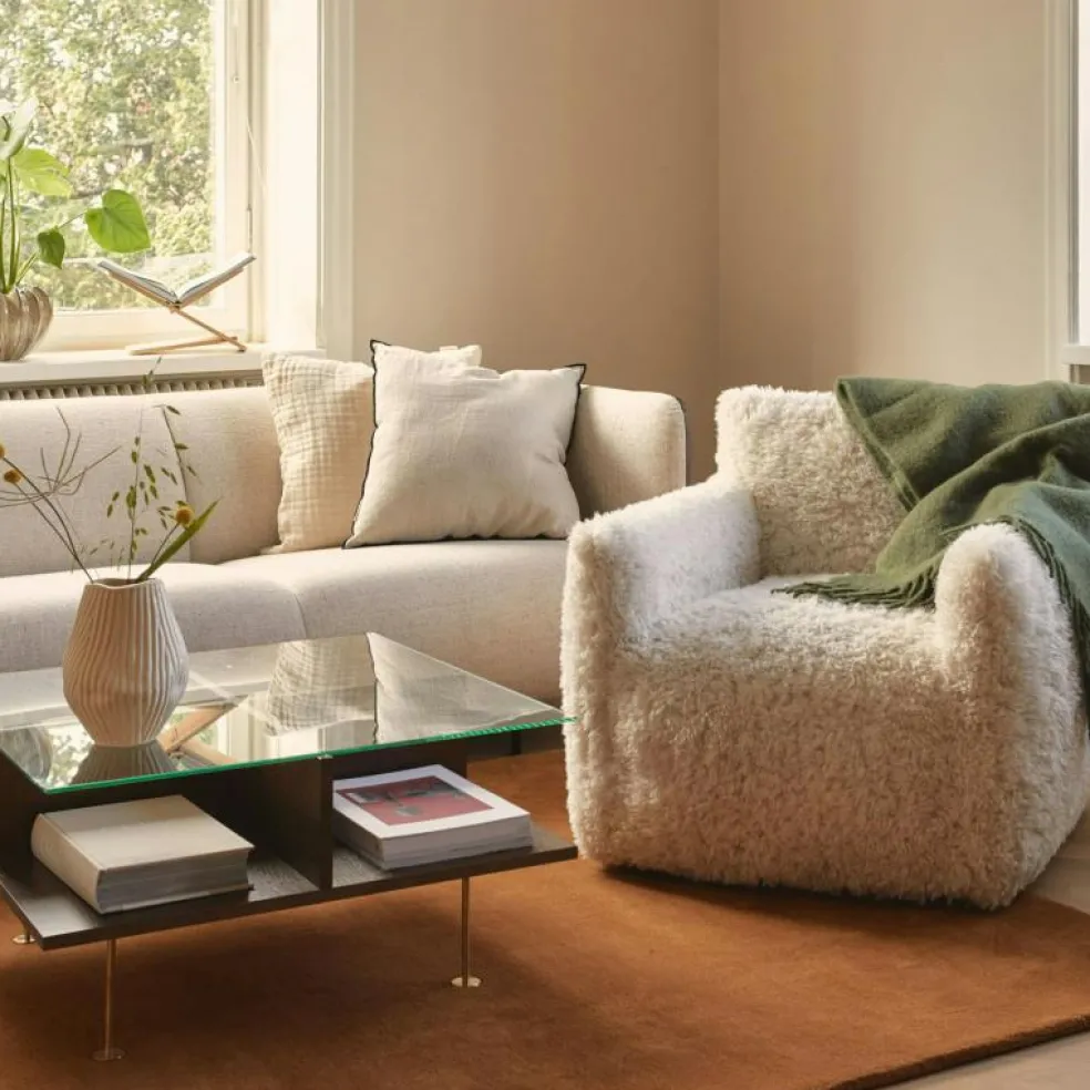 Frame Kudde 50x50 cm, Beige