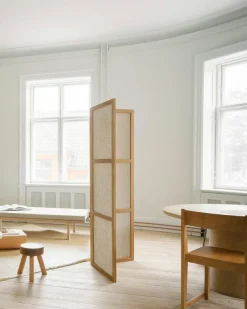 Frame Rumsavdelare Naturlig Ek / Linne, 1 Panel