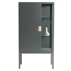 Asplund Skåp & Vitrinskåp-Frame Semi Skåp, Taupe / Svart