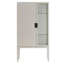 Asplund Skåp & Vitrinskåp-Frame Semi Skåp, Taupe / Svart