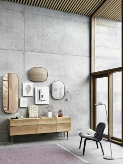 Framed Spegel S, Mörkgrön