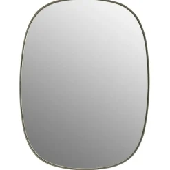 Framed Spegel S, Mörkgrön